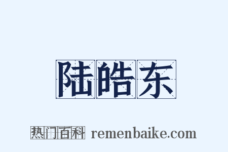 陆皓东是什么意思的图片